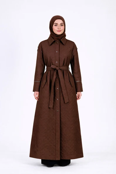 W-26-865 MASSİMO DONNA TRENÇKOT - Resim 5