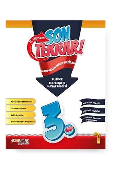 Onburda 3.Sınıf 2.Dönem Son Tekrar ürün görseli 1