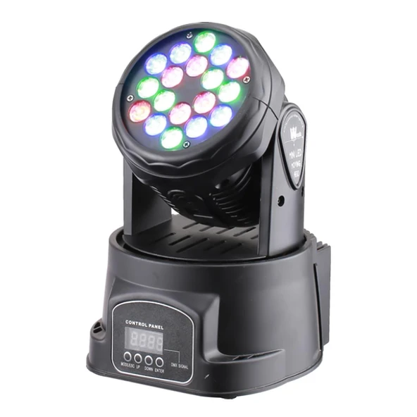 Aolait AL0318W 18X3w RGB Hareketli Sahne Işığı (Moving Head) ürün görseli 1