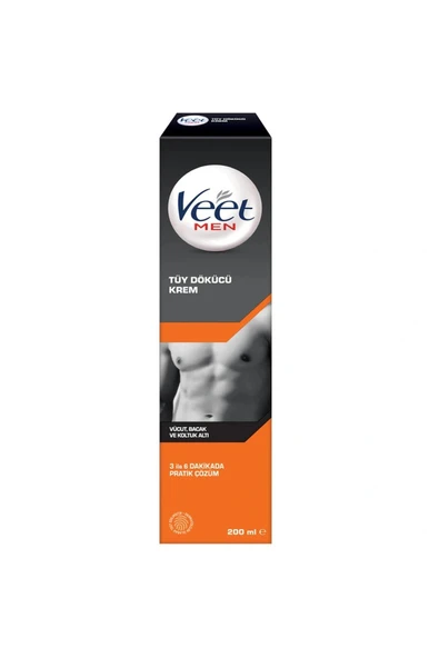 Veet Men Tüy Dökücü Krem Normal Ciltler 200 ml ürün görseli 1