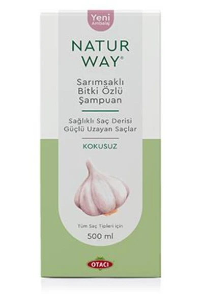 Otacı Naturway Sarimsak Sampuani Kokusuz 500 ml ürün görseli 1