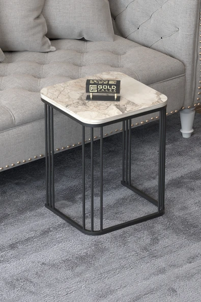 Zigon Sehpa Alize Traverten - Resim 12