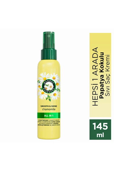 Herbal Essences Parlak /Pürüzsüz Papatya Kokulu Hepsi Bir Arada Ağırlaştırmayan Sıvı Saç Kremi 145ml ürün görseli 1