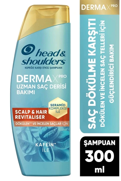 Head & Shoulders Dermaxpro Scalp & Hair Revitaliser Dökülme Ve Kepek Karşıtı Şampuan Kafein Ve Seramid ürün görseli 1