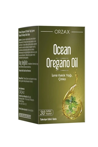 Orzax Ocean Oregano Oil Takviye Edici Gıda 30 Kapsül-MFREYON01049 ürün görseli 1