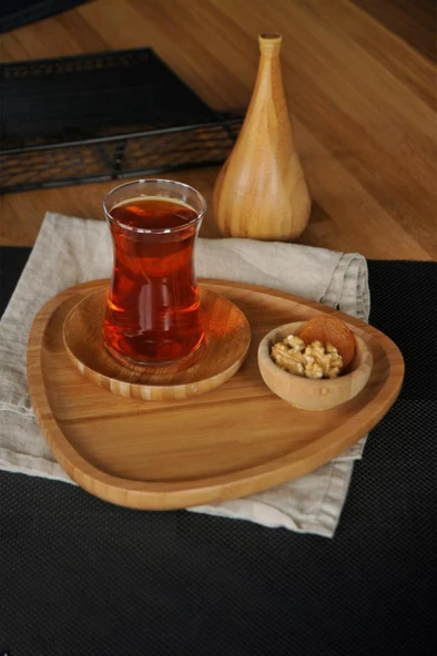 Bambum Macchiato - Mini Üçgen Tepsi - Resim 4