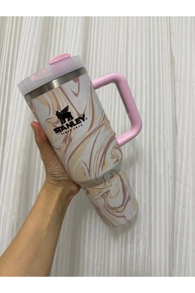 STANLEY pipetli Quencher H2.0 Flowstat Paslanmaz Çelik Yalıtımlı Bardak 40 Oz 1,18 Lt Orchid ürün görseli 1