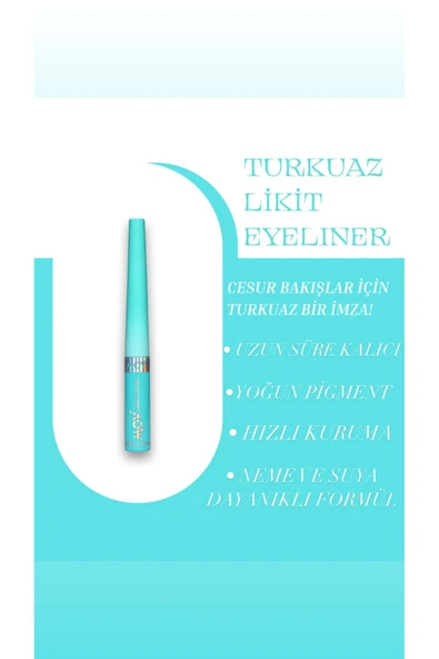 MOV Likit Eyeliner Turkuaz 3.5 gr ürün görseli 1