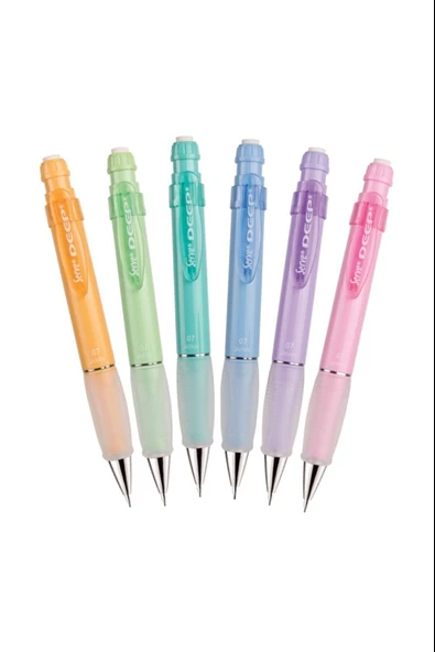 Serve Versatil Kalem (Mekanik Kurşun Kalem) Deep 0.7Mm Doga Desen Pastel (72 Li Stand) ürün görseli 1