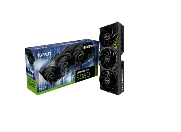Palit Nvidia Geforce RTX5080 Gamingpro 16GB 256BIT Gddr7 Ekran Kartı NE75080019T2-GB2031A ürün görseli 1