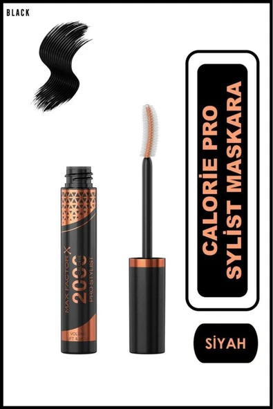 Max Factor 2000 Calorie Pro Stylist Maskara ürün görseli 1