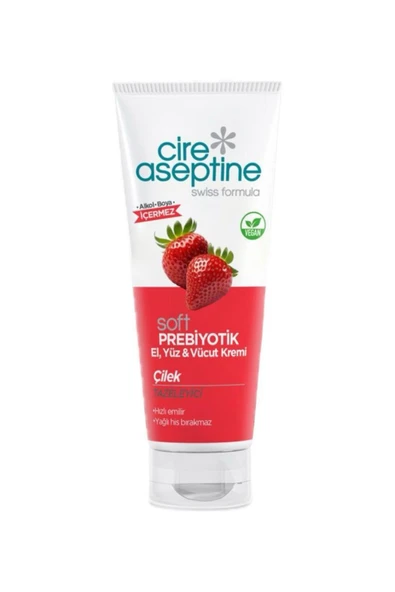 Cire Aseptin Prebiyotik Çilekli Krem 75 ml ürün görseli 1