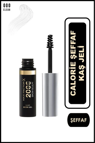 Max Factor 2000 Calorie Şeffaf Kaş Jeli ürün görseli 1