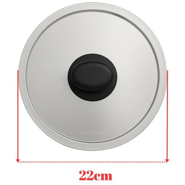 22 cm Çelik Balık – Börek Tavası Kapağı - Resim 4