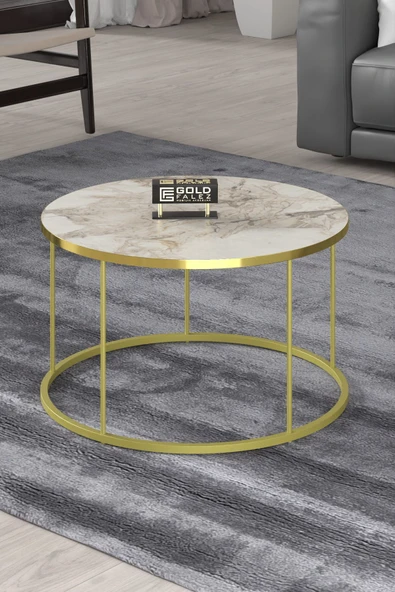Orta Sehpa Terra Lüx Gold Krem - Resim 4
