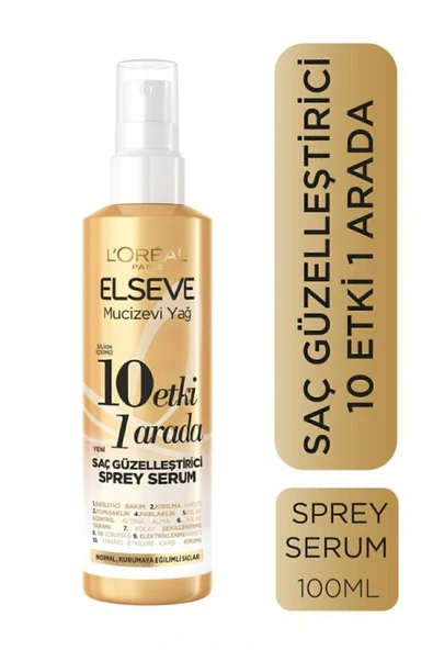 ELSEVE Mucizevi Yağ 10 Etki 1 Arada Saç Güzelleştirici Sprey Serum 150ml ürün görseli 1
