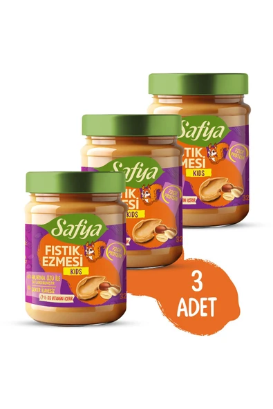 Kids Fıstık Ezmesi 320 gr x 3 Adet ürün görseli 1