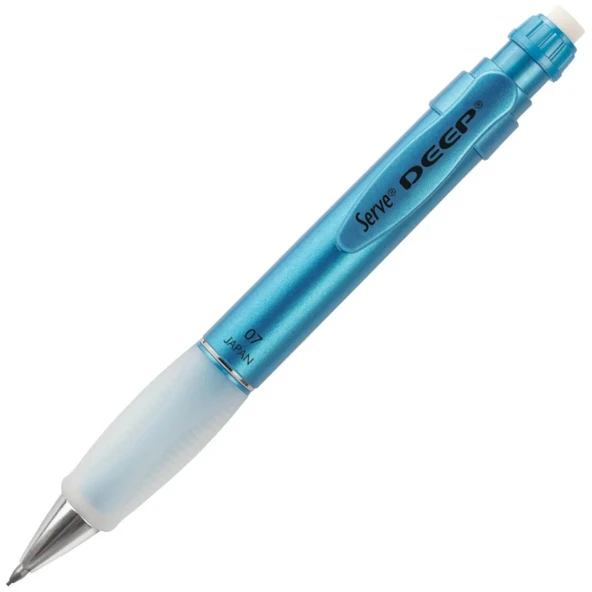 Serve Deep Versatil Kalem Mekanik Kurşun Kalem 0.7 Mm Metalik Mavi (12 Li Paket) SV-DEEP-07-MMV ürün görseli 1