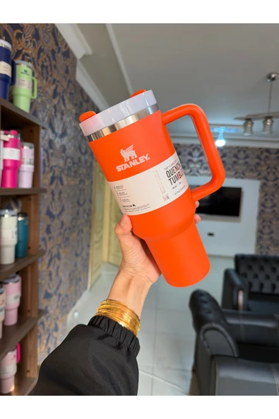 STANLEY pipetli Quencher H2.0 Flowstat Paslanmaz Çelik Yalıtımlı Bardak 40 Oz 1,18 Lt Orchid ürün görseli 1