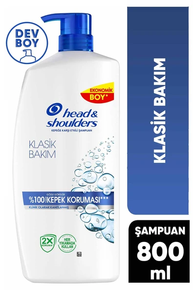 Head & Shoulders Klasik Bakım Şampuan 800 ml ürün görseli 1