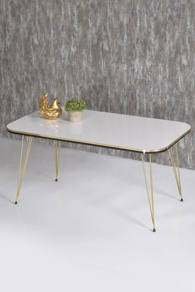 Orta Sehpa Çift Kr Gold Ceviz Tel - Resim 4