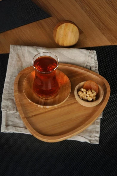 Bambum Macchiato - Mini Üçgen Tepsi - Resim 3