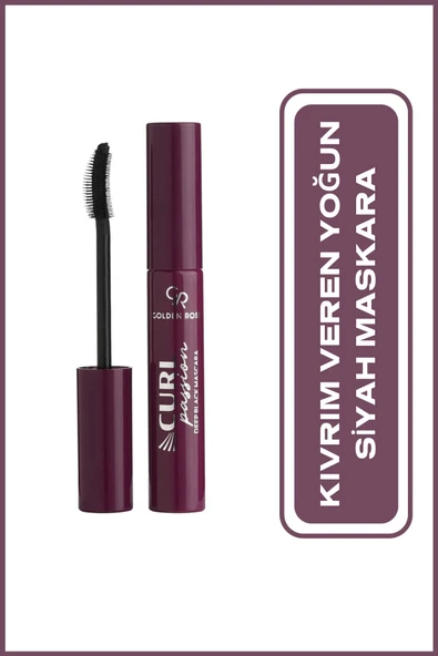Golden Rose Curl Passion Deep Black Mascara - Kıvrım Veren Yoğun Siyah Maskara ürün görseli 1