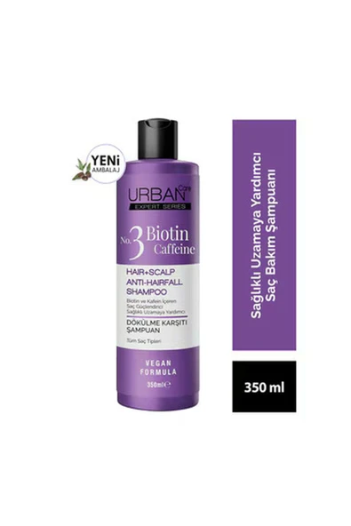 Urban Care Expert Şampuan Biotin Caffeine 350 ml ürün görseli 1