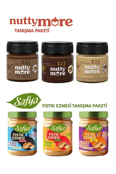 Fındık Ezmesi & Safya Fıstık Ezmesi Tanışma Paketi ürün görseli 1