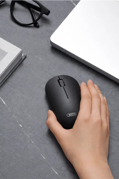 Xo M7 Kablosuz Aerodinamik Wireless Mouse Siyah - Resim 2