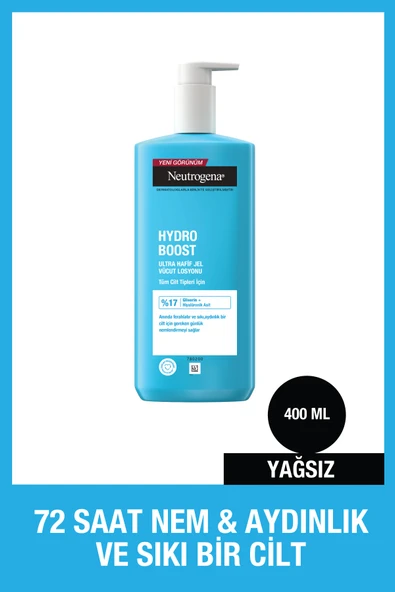 Neutrogena Hydro Boost Ultra Hafif Jel Vücut Losyonu 400 ml ürün görseli 1