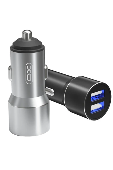 Xo CC30 Araç Şarj Cihazı 12W–Evrensel2xUSB-A Girişli Şarj Adaptörü,Aşırı Akım,Voltaj ve Isınma Koruması ürün görseli 1