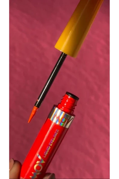 MOV Likit Eyeliner Turuncu 3.5 gr - Resim 5