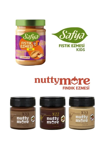 Fındık Ezmesi & Safya Fıstık Ezmesi Kids Tanışma Paketi ürün görseli 1