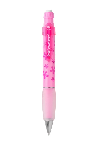 Serve Versatil Kalem (Mekanik Kurşun Kalem) Deep 0.7 Mm Şeker Pembe Çiçek ürün görseli 1