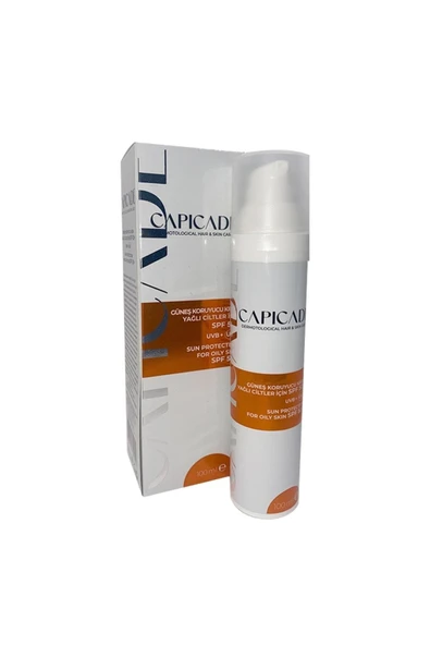 Capicade Güneş Koruyucu Krem Yağlı Ciltler İçin Spf 50+ 100 ml ürün görseli 1