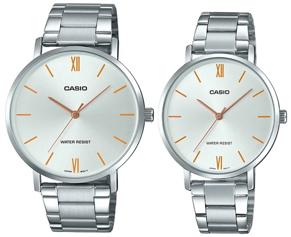 Casio MTP-LTP-VT01D-7BUDF Çift Kol Saati (Kadın-Erkek) ürün görseli 1