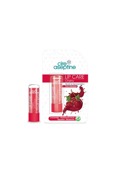 Cire Aseptin Lip Care Cherry Renkli Dudak Bakım Kremi 4,5 gr ürün görseli 1