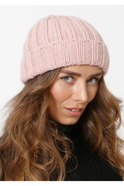 Wearflawless Kadın Katlamalı Örgü Bere ürün görseli 1