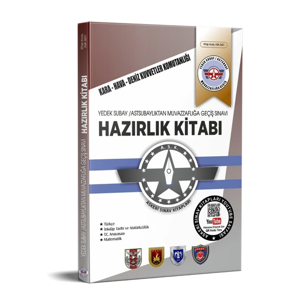 Yedek Astsubaylıktan Muvazzaflığa Geçiş Sınavına Hazırlık Kitabı (Konu Anlatımlı, Soru Bankası, Deneme Testi) ürün görseli 1