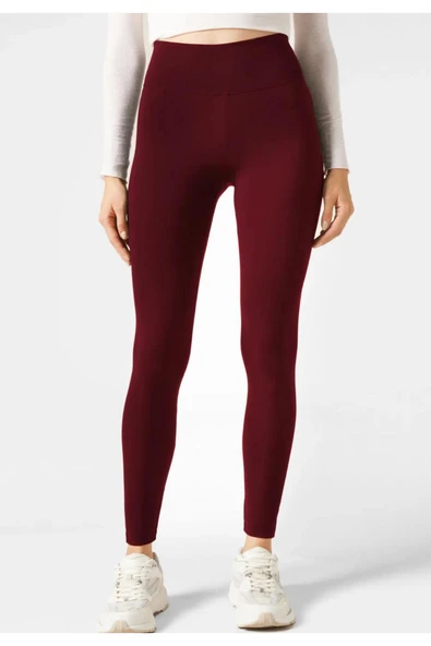 Wearflawless Kadın Yüksek Bel Toparlayıcı Cupro Tayt Spor, Yoga, Koşu ve Günlük Bilek Hizasında Tayt ürün görseli 1