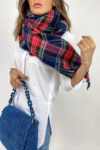 Wearflawless Yumuşak Dokulu Çizgili Atkı Unisex ürün görseli 1