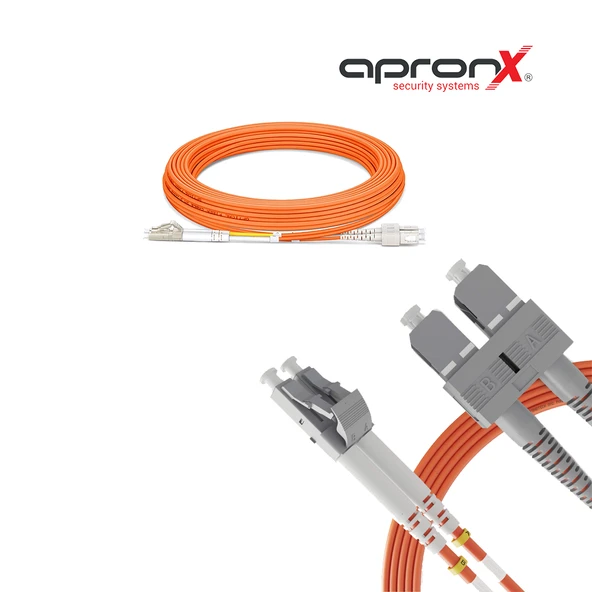 1 Metre SC-LC MM OM2 50/125 DX Patch Kablo Patch Cord ürün görseli 1