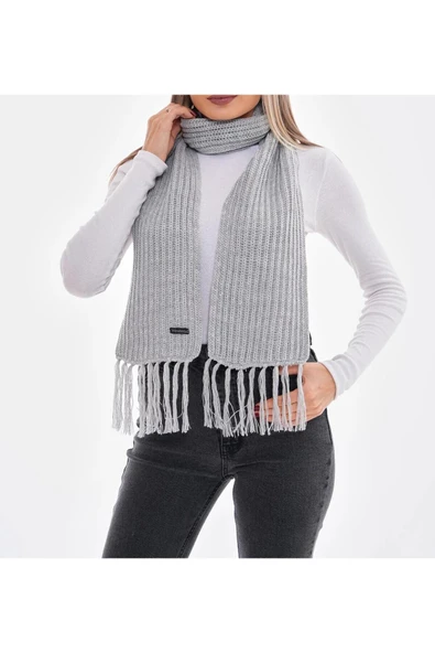 Wearflawless Kadın Selanik Örgü Atkı, Örme Atkı - Resim 3