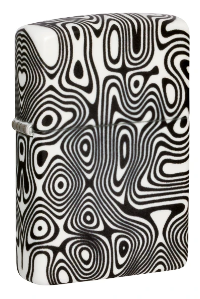 Zippo Glow In The Dark Matte Swirl Dizayn Çakmak ürün görseli 1