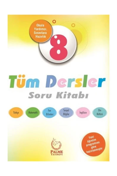 PALME 8. Sınıf Tüm Dersler Soru Kitabı ürün görseli 1