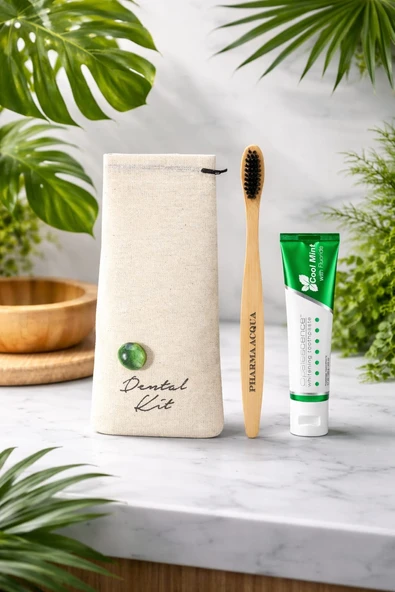 Dental Kit - Opalescence Cool Mint Beyazlatıcı Diş Macunu 28 gr + Bambu Diş Fırçası ürün görseli 1