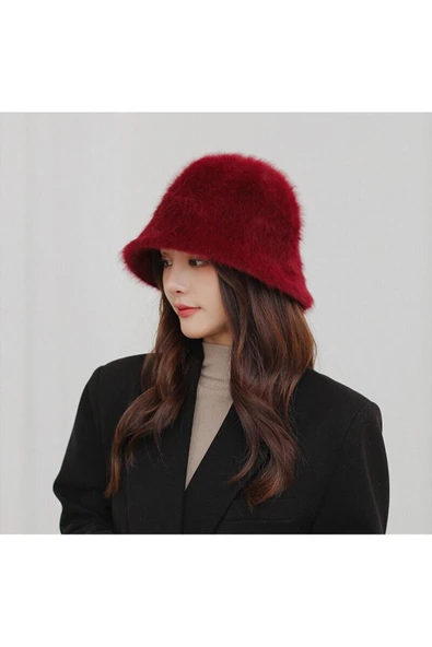 Wearflawless Trend Suni Kürk Pinterest Model Kırmızı Şapka, Bere ürün görseli 1