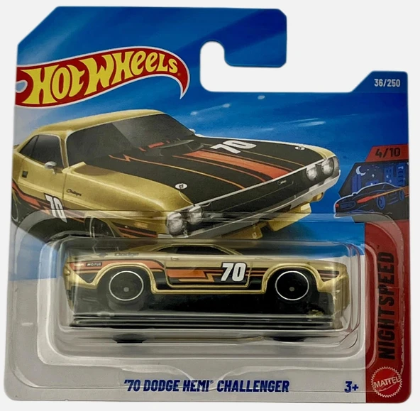 PTTAVM: Hot Wheels 70 Dodge Hemi Challenger - JJJ07