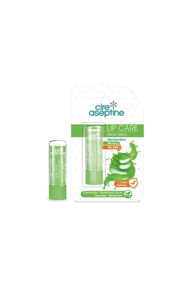 Cire Aseptin Aloe Vera Dudak Bakım Kremi 4,5gr ürün görseli 1